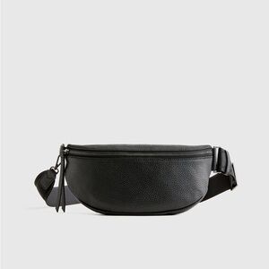 Italian Pebbled Leather Sling Bag